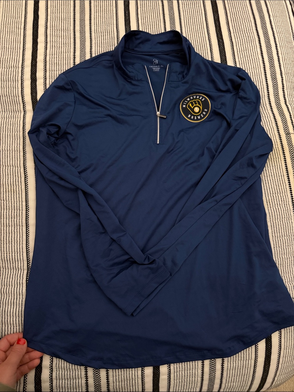 Milwaukee Brewers Zip-Front Pullover